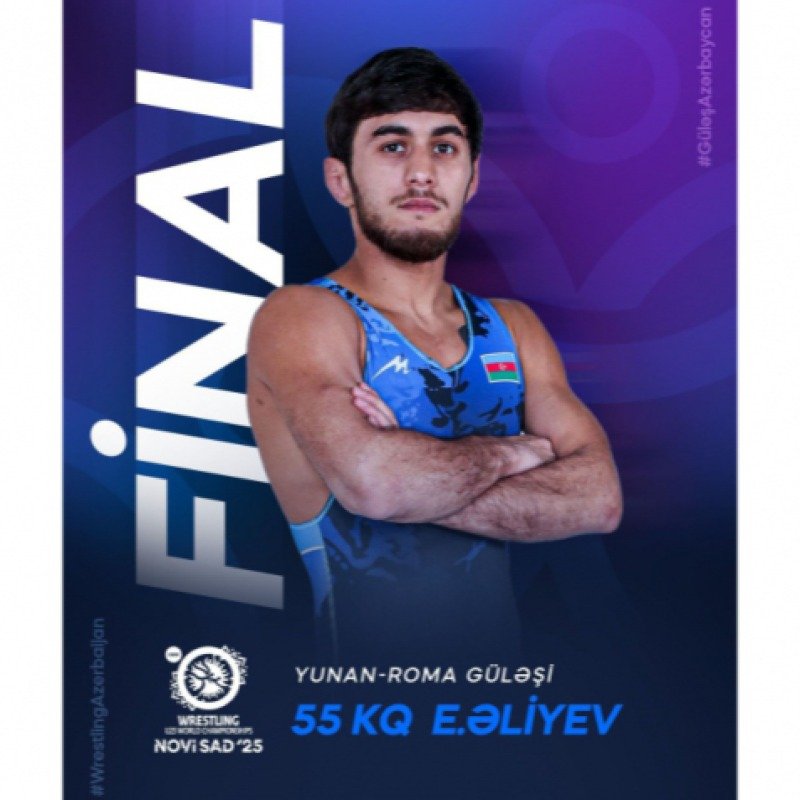 Azərbaycanın yunan-Roma güləşçisi dünya çempionatının finalına yüksəlib