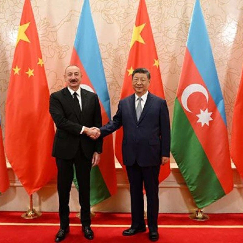 İlham Əliyev Çin Sədri ilə görüşüb - Fotolar