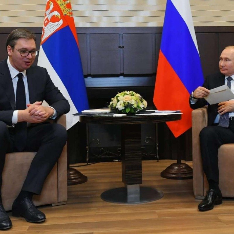 Vuçiç Putinlə görüşdə Azərbaycan təbii qazından danışdı