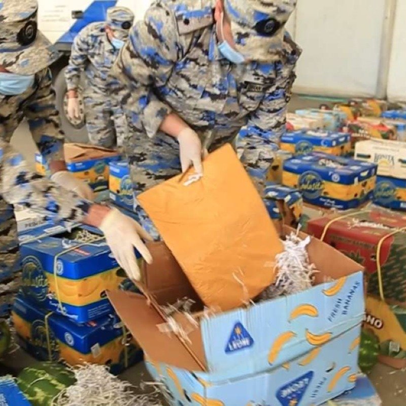 Balakəndə 'qarpız' yükünün altından 110 kq marixuana çıxdı
