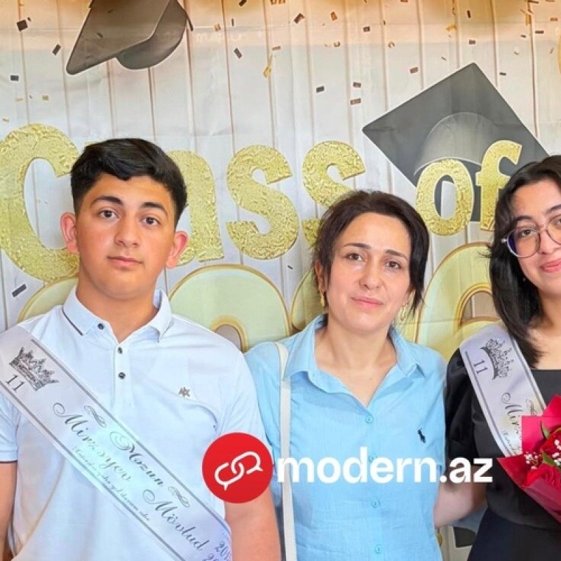 Azərbaycanda ana və iki övladı eyni vaxtda tələbə oldu