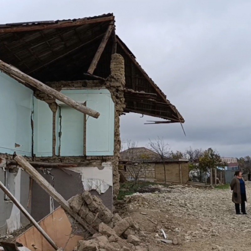 Şabranda sürüşmə fəallaşıb, evlər təhlükə altındadır