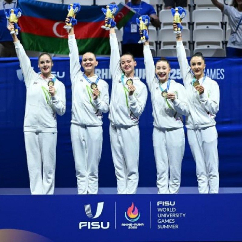 Universiadada gimnastlarımız 2 qızıl, 1 gümüş medal qazanıb