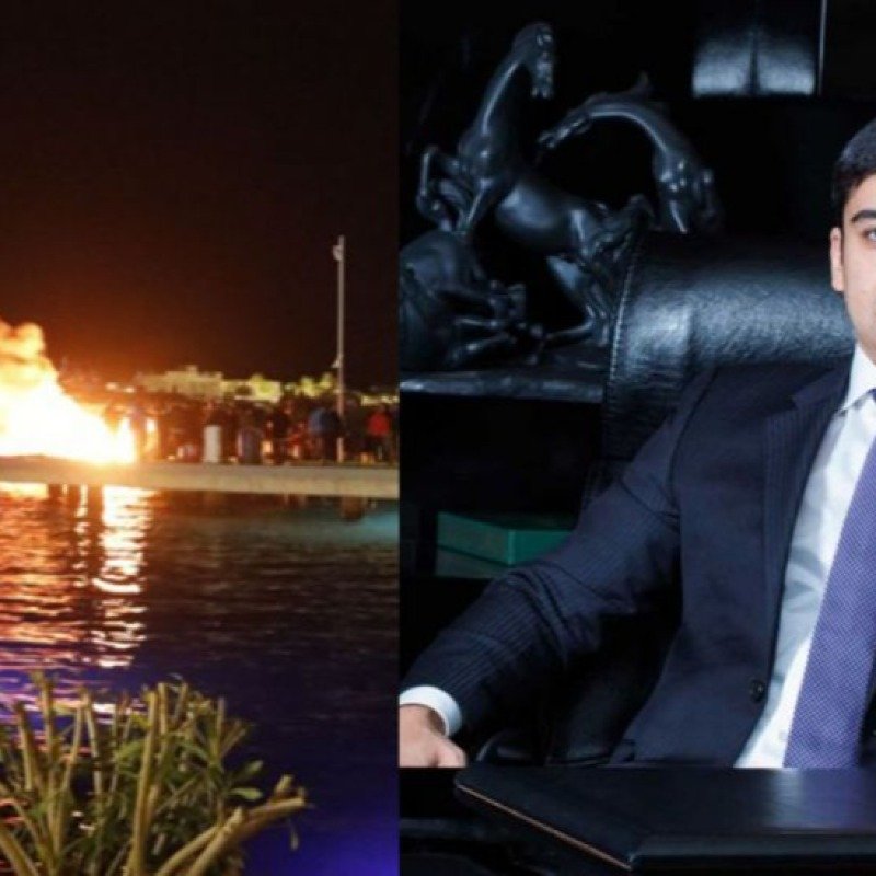 Kül olan lüks yaxtalar Anar Əlizadənin imiş