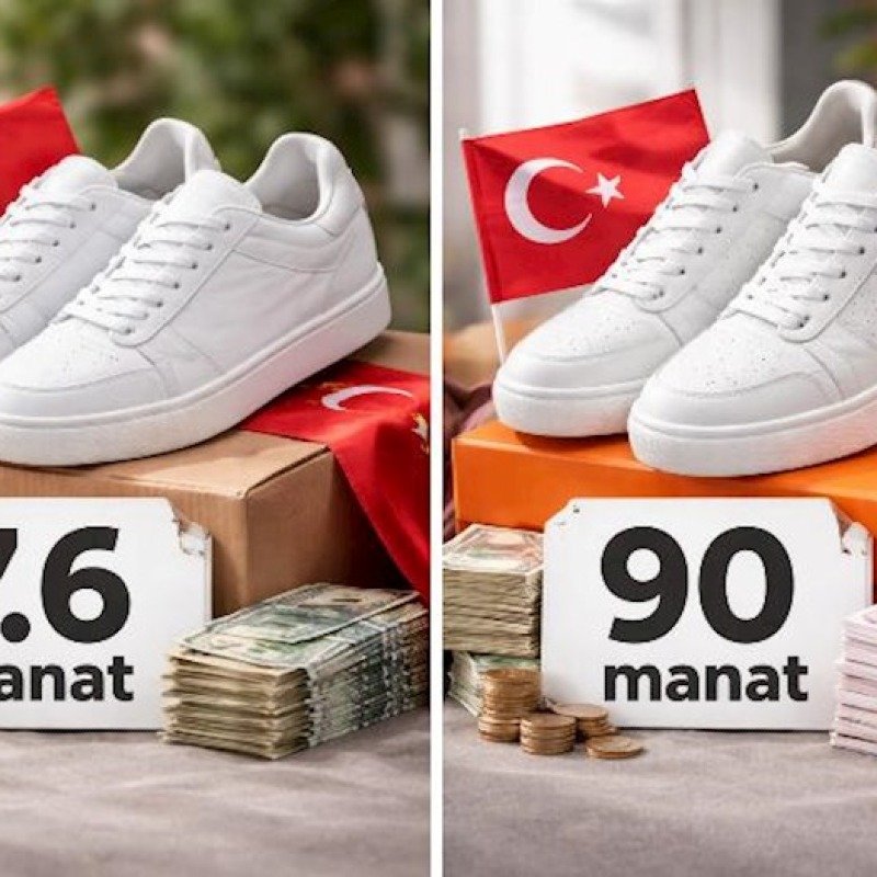 Dəri idman ayaqqabıları Çindən 7,6 manata, Türkiyədən isə 90 manata gətirilib