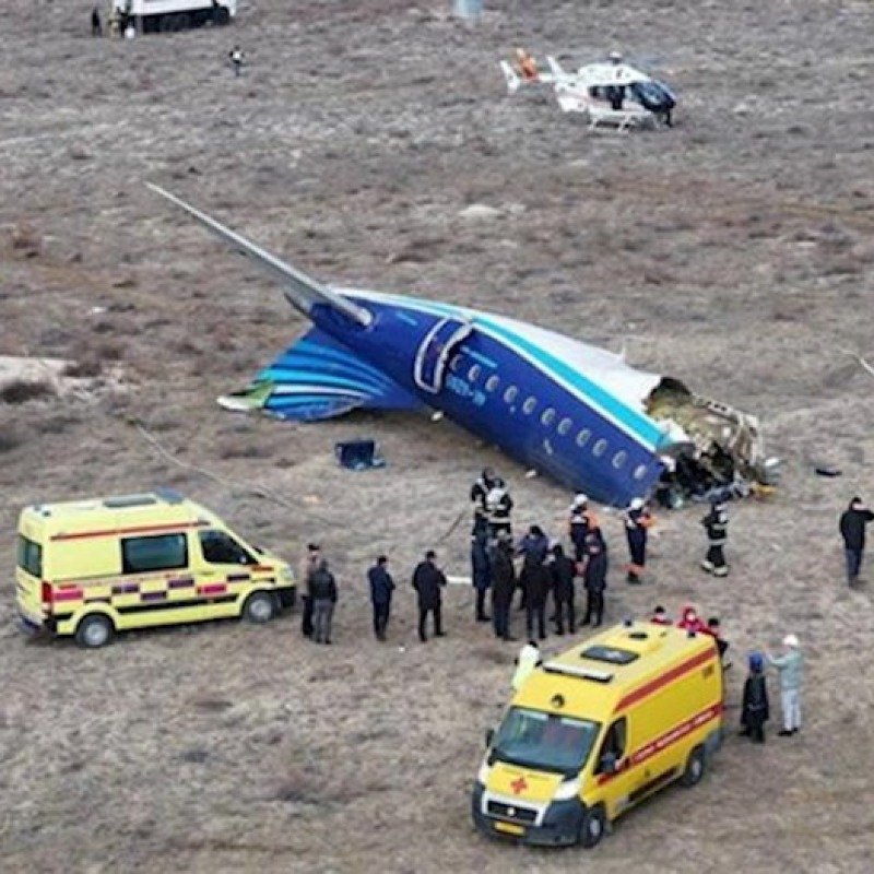 Rusiya XİN AZAL təyyarəsi ilə bağlı məlumat yaydı