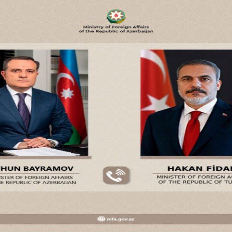 Ceyhun Bayramovla Hakan Fidan Vaşinqton görüşünün nəticələrini müzakirə ediblər