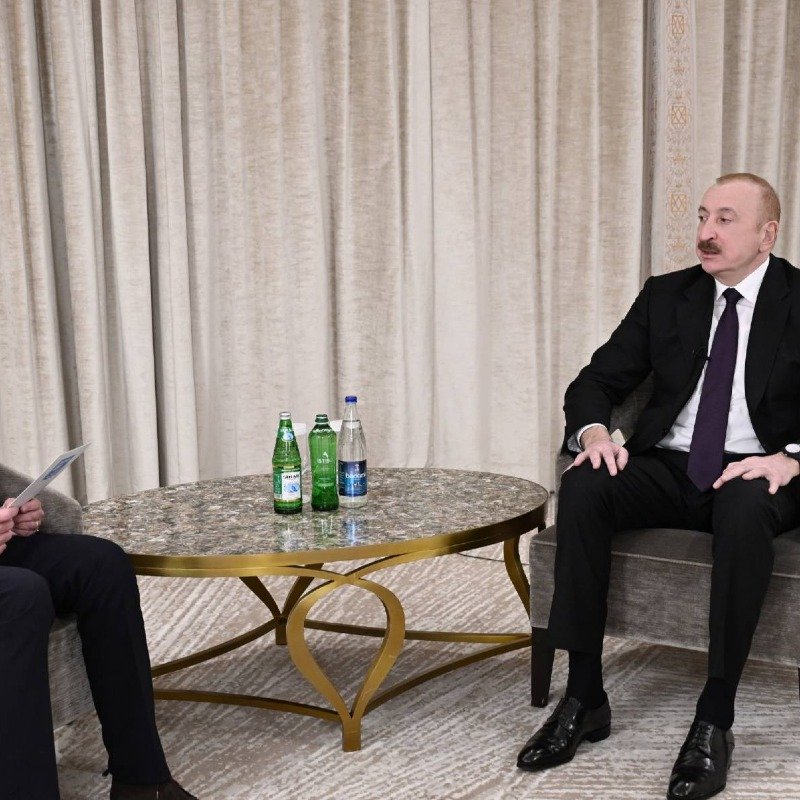 İlham Əliyev Münxendə “France 24” telekanalına müsahibə verib