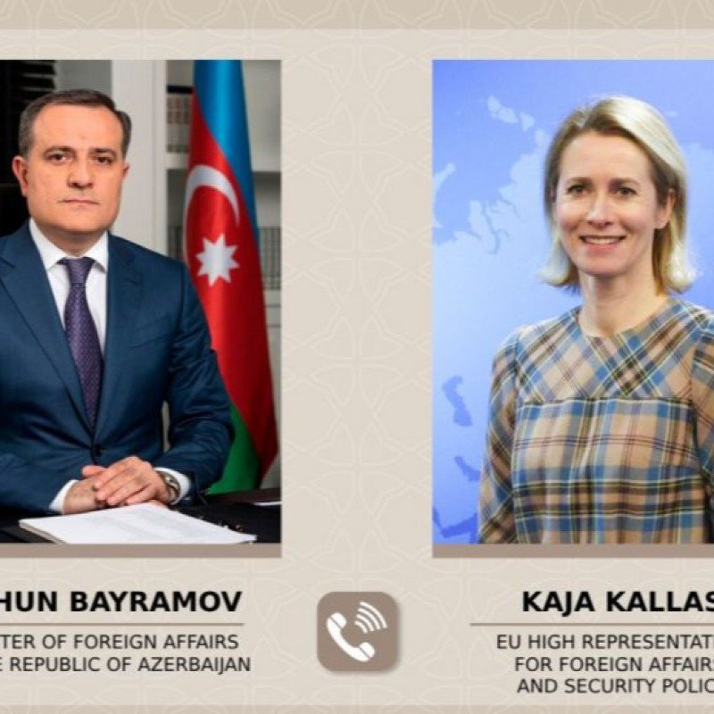Ceyhun Bayramov və Kaya Kallas arasında telefon danışığı olub