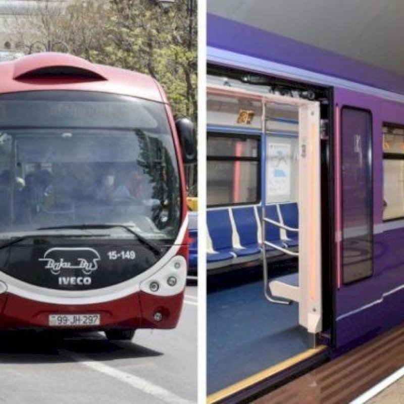 Bakıda bütün avtobuslar və taksilər metro ilə birləşdirilir?
