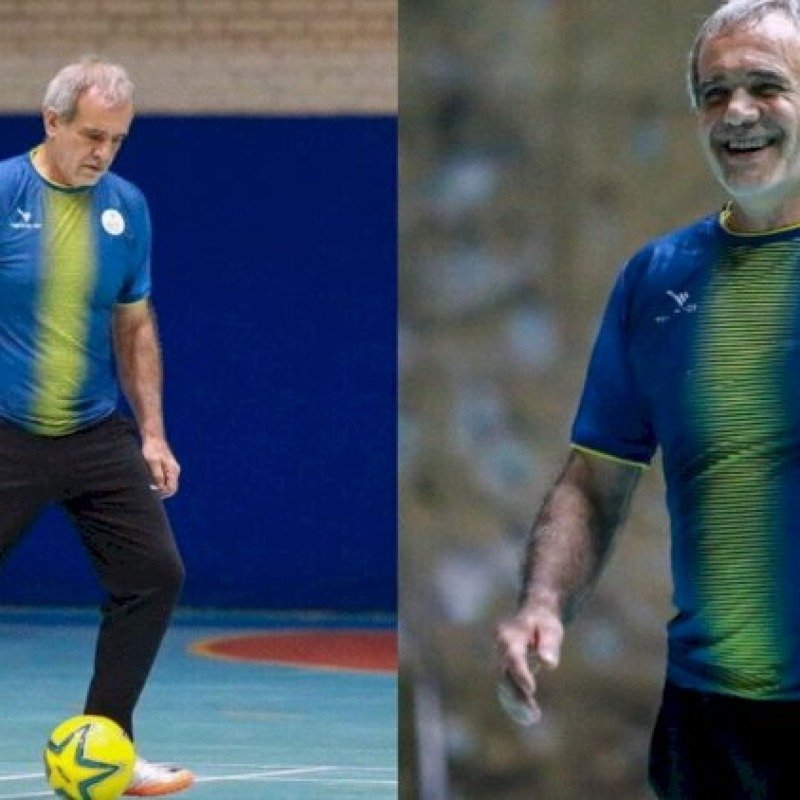 Pezeşkian futbol oynadı