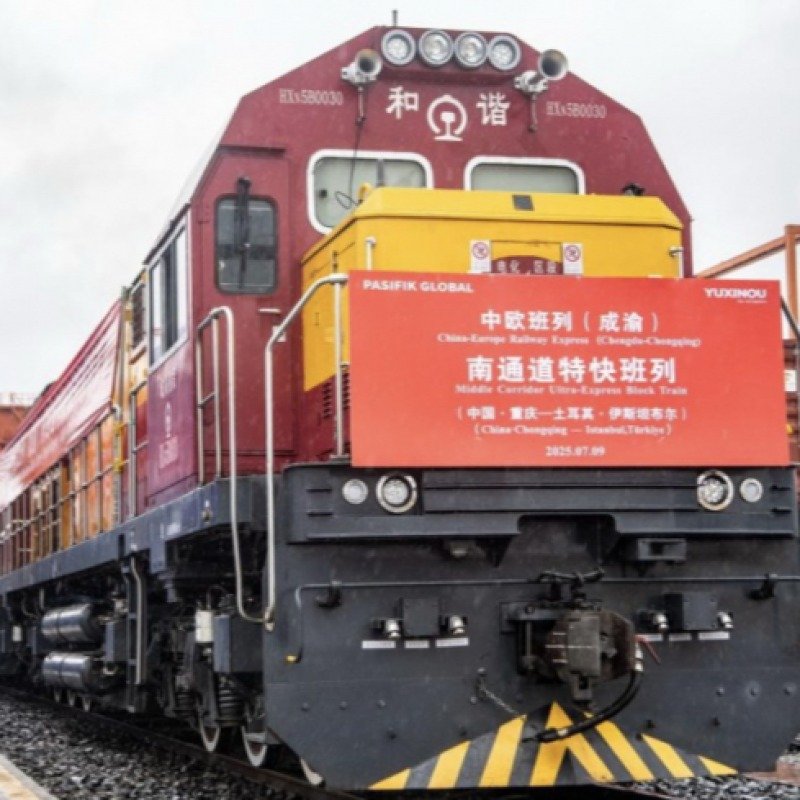 Çindən Orta Dəhliz vasitəsilə Avropaya daha bir qatar marşrutu açılıb