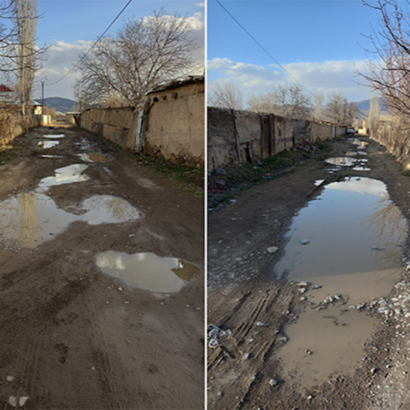 Sədərək sakinləri: “İndi nə su-kanalizasiya var, nə də salamat yol” – Fotolar