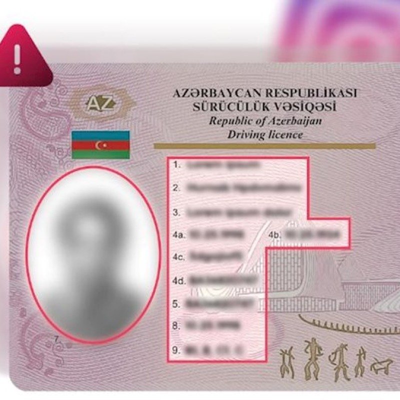 3 mindən çox sürücülük vəsiqəsi instaqramda qanunsuz paylaşılıb
