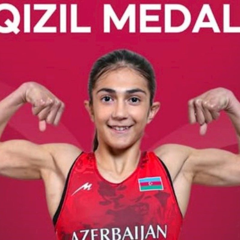 U15 yaş qrupunda Avropa çempionu olan ilk qadın güləşçimiz Ülviyyə oldu