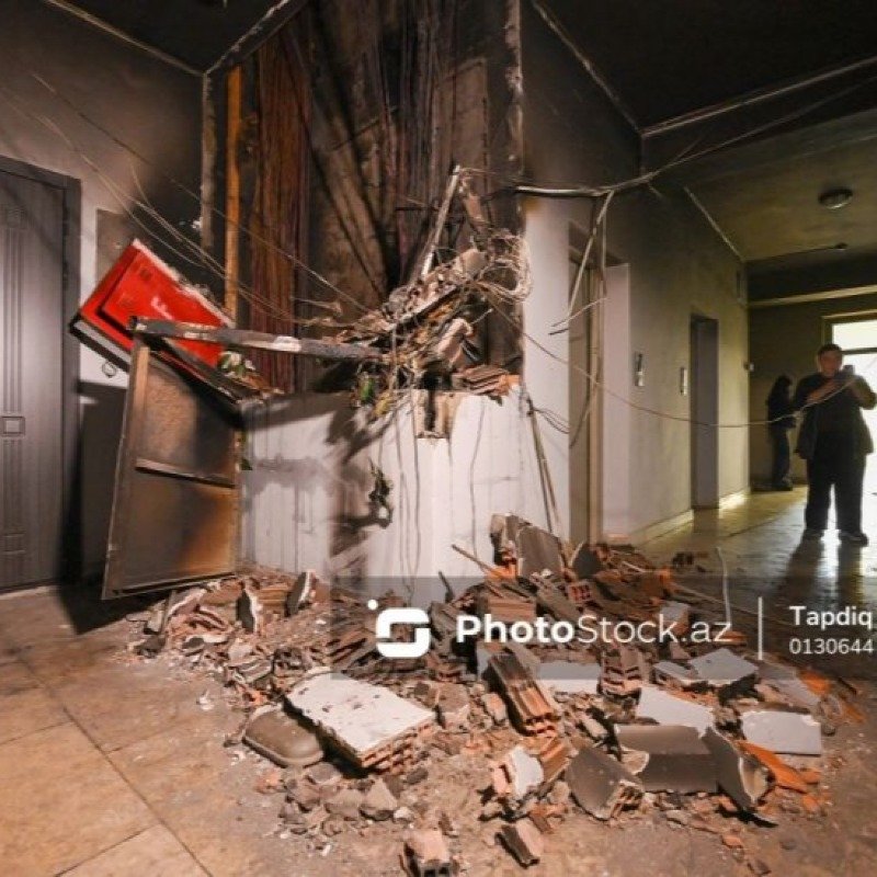 "Sakinlərin iddiaları əsassızdır" - Yasamalda yanğın baş verən obyektin sahibi DANIŞDI