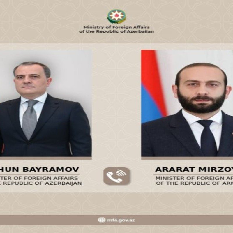 Mirzoyan Ceyhun Bayramova zəng edib, İranın dron hücumları müzakirə olunub