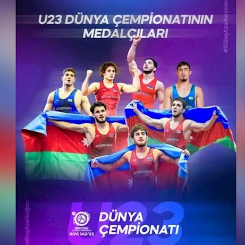 Güləşçilərimiz U-23 dünya çempionatında tarixi uğura imza atdı